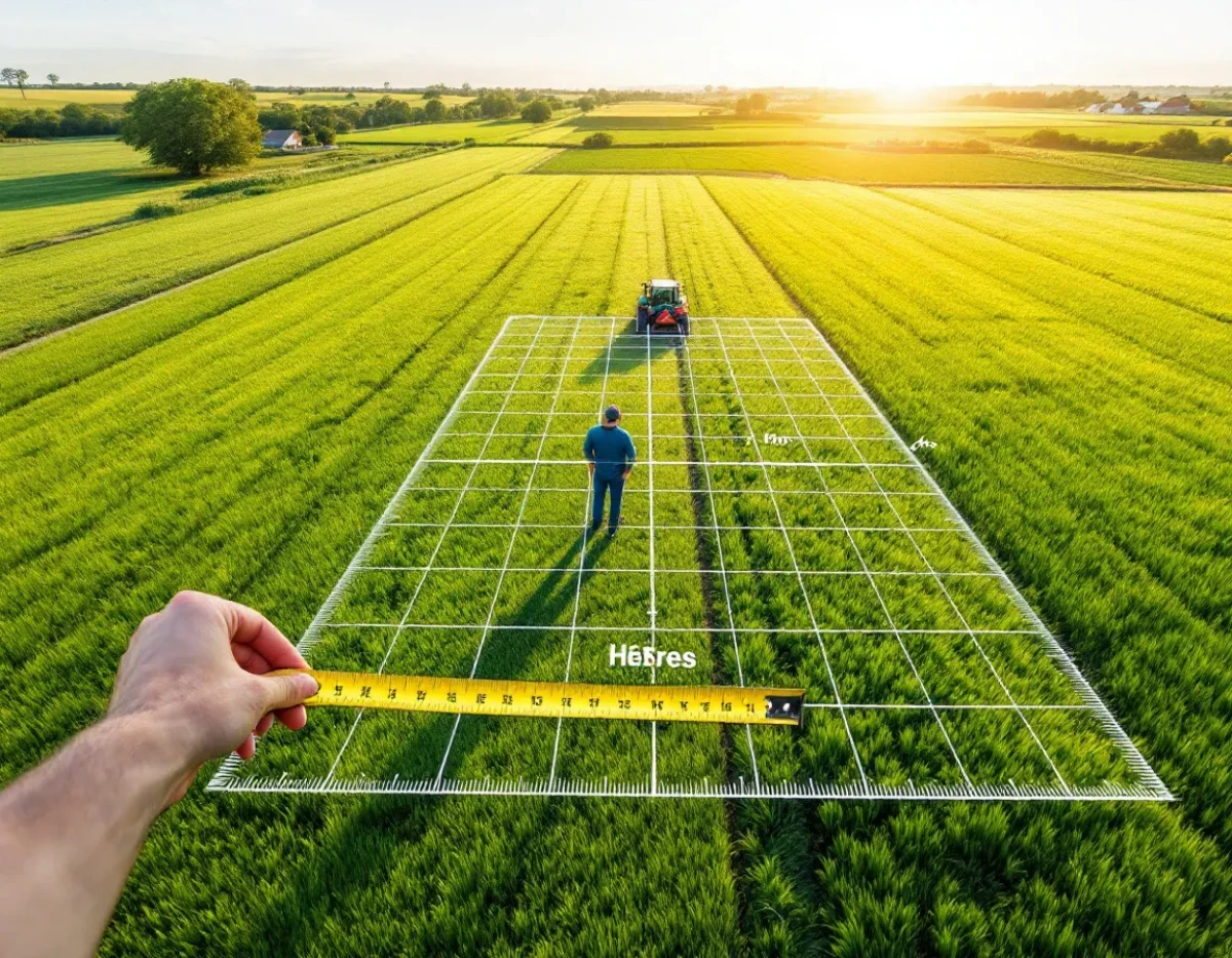 Conversion Terrain: Comprendre l'Impact de 1 Hectare en Mètres Carrés dans le Secteur Agricole